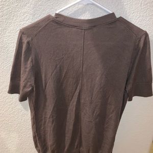 Loft shortsleeve cardigan button up